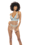 MAPALE 7541 Abilene 2 en 1 Babydoll Color Light Blue-Nude