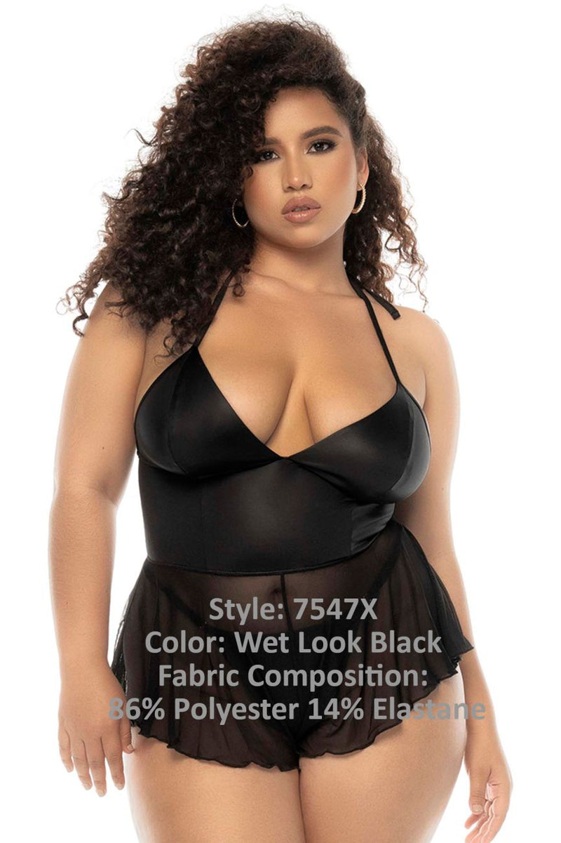 Mapale 7547x perla babydoll más color look húmedo negro