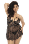 Mapale 7550x Selma Babydoll plus couleur noire