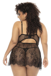 Mapale 7550x Selma Babydoll plus couleur noire