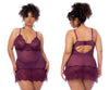 MAPALE 7554X Babydoll Color Wine