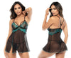 MAPALE 7558 Babydoll Color Black-Emerald