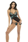 MAPALE 7558 Babydoll Color Black-Emerald