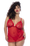 MAPALE 7562X Color de babydoll rojo