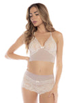 Mapale 7566 Pyjama Two Pied Set Color Ivory