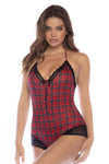 MAPALE 7590 Sleep Rompper Color Red Plaid