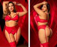 Mapale 8726X Three Piece Set Color Red