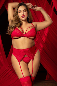 Mapale 8726X Three Piece Set Color Red