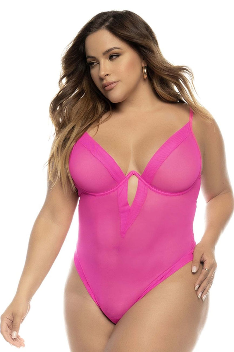 MAPALE 8832X BodySuit Debra plus couleur rose vif de couleur