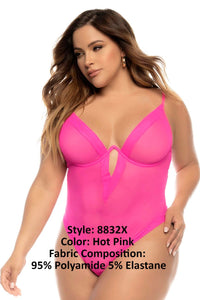 MAPALE 8832X DEBRA BODYSUit más color rosa fuerte