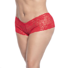 MAPALE 90X Couleur de boyshort en dentelle rouge