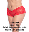 MAPALE 90X LACE Boyshort Color rojo