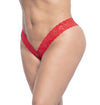 MAPALE 93X Couleur de boyshort en dentelle rouge