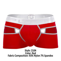 PPU 2104 Open Back Trunks Color Red