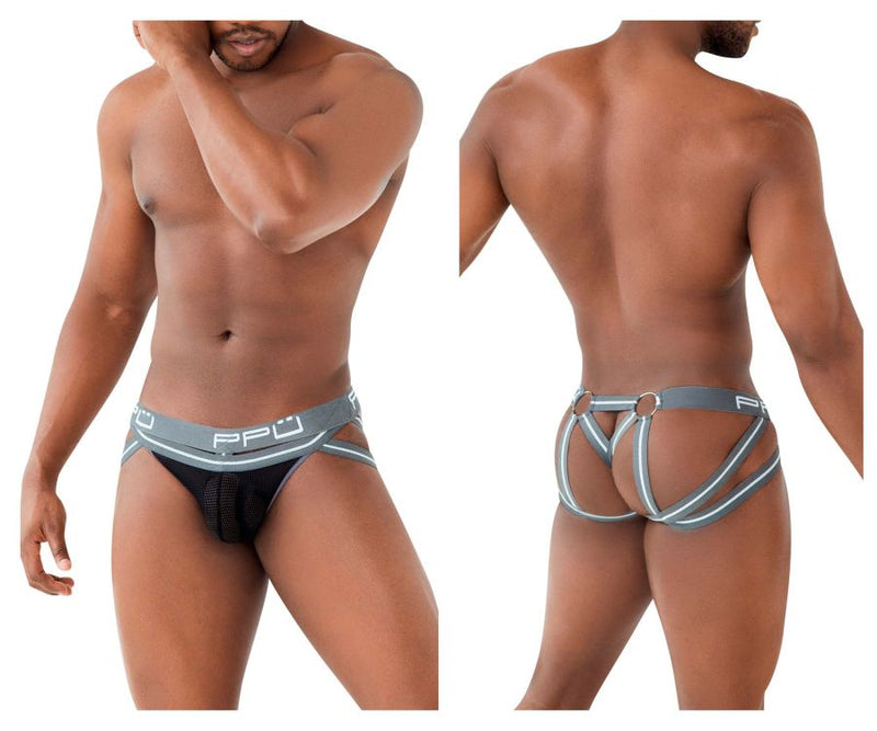 PPU 2305 Mesh Jockstrap Color Gris