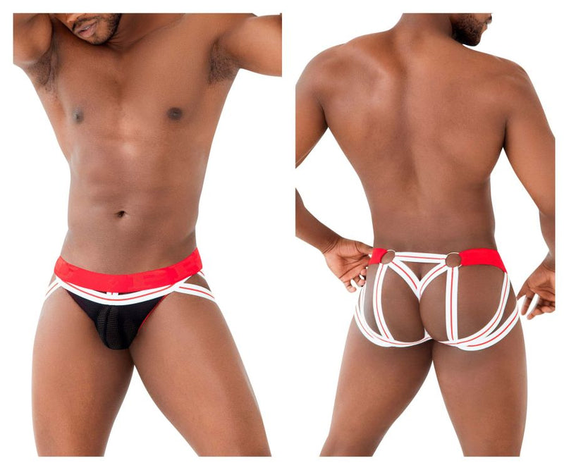 PPU 2305 Mesh Jockstrap Color rojo