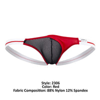 PPU 2306 TANGA O COLOR JOCKSTAP RED