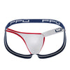 PPU 2308 One Side Mesh Jockstrap Color Blue