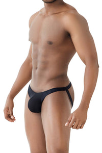 PPU 2309 Couleur de jockstrap en microfibre noir