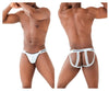 PPU 2311 Couleur de jockstrap de microfibre blanc