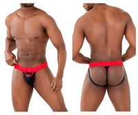 PPU 2313 Peek-a-boo color jockstrap negro