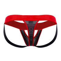 PPU 2313 Peek-a-boo color jockstrap negro