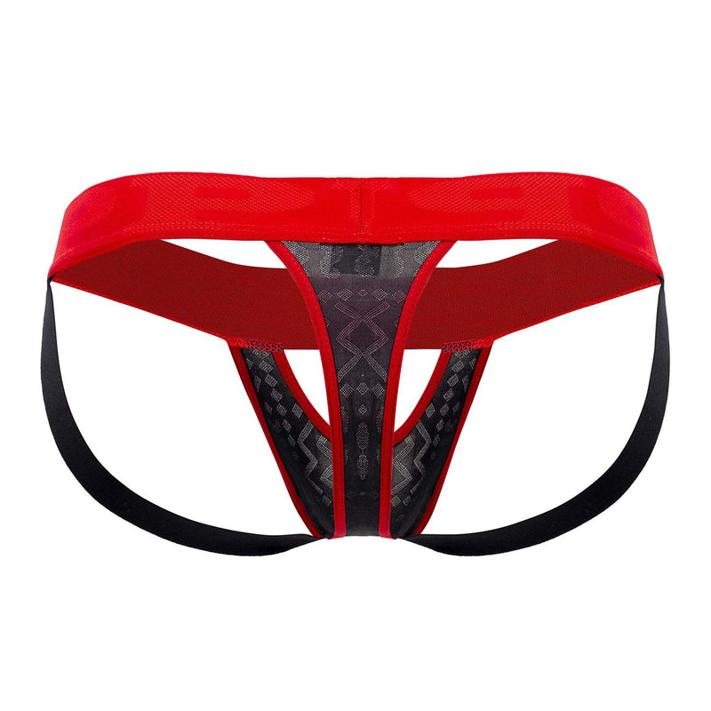 PPU 2313 Peek-a-boo color jockstrap negro