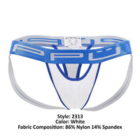 PPU 2313 PEEK-A-BOO JOCKSTRAP COULEUR BLANC