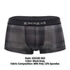 Papi 626182-962 Cool2 2PK Solid-Print Brazilian Trunks Color Black-Gray