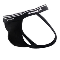 Papi 705910-001 3PK 1x1 Rib Jockstrap Color noir