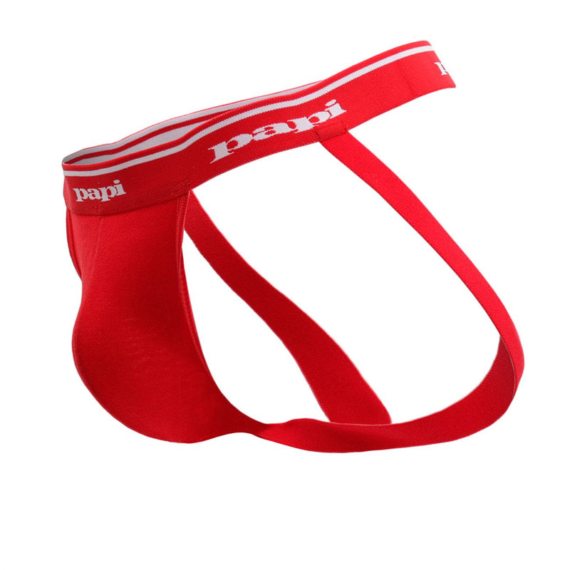 PAPI 705910-999 3PK 1X1 RIB JOCKSTRAP COLOR-TURQUISE-TURQUISE