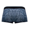 Papi UMPA048 2PK Microflex Brazilian Trunks Color Blue-Texture