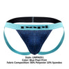 Papi UMPA051 Fashion Microflex Brazilian Jockstrap Color Blue Pixel Print