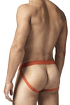 Papi UMPA051 Fashion Microflex Brazilian Jockstrap Color Orange Pixel Impression