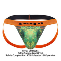 PAPI UMPA051 Fashion Microflex Brasil Jockstrap Color Sunrise Multi Print