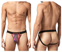 PAPI UMPA051 Fashion Microflex Brasil Jockstrap Color Sunset Multi Print