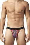 PAPI UMPA051 Fashion Microflex Brasil Jockstrap Color Sunset Multi Print