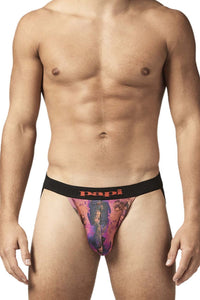 PAPI UMPA051 MODROFLEX MICROFLEX BRÉSILIEN JOCKSTRAP COLOR SUNSET MULTI PRINT