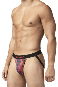 PAPI UMPA051 Fashion Microflex Brasil Jockstrap Color Sunset Multi Print