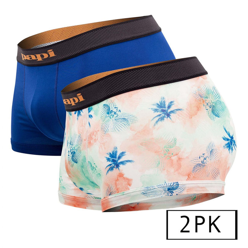 PAPI UMPA074 2PK Microflex Trunks Brasil Tropics Tropics-Blue