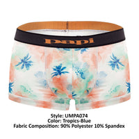 PAPI UMPA074 2PK Microflex Trunks Brasil Tropics Tropics-Blue