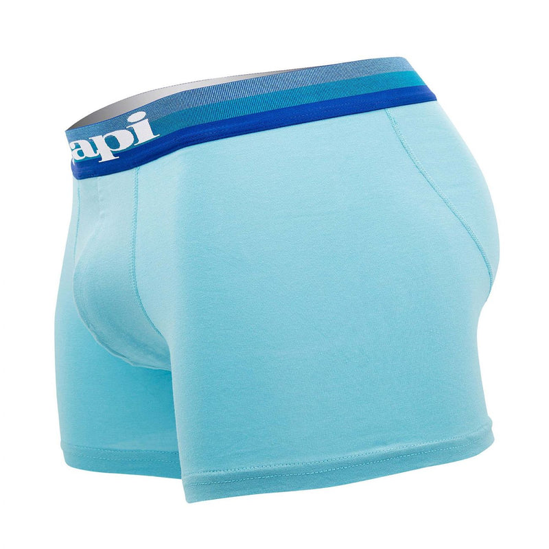 Papi UMPA088 2PK Microflex Brazilian Boxer Briefs Color Turquoise-Black