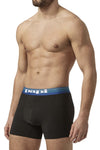 PAPI UMPA088 2PK Microflex Brésilien boxer Briefs Couleurs turquoise-noir