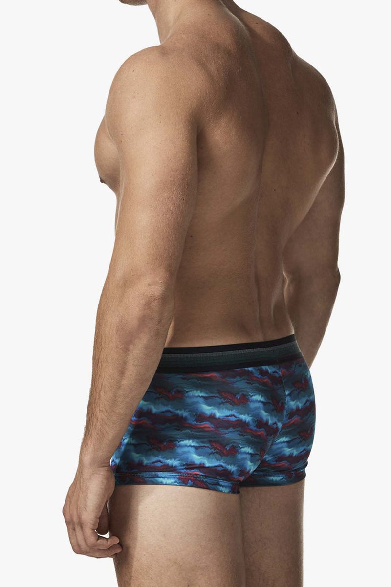 Papi UMPA107 2PK Microflex Performance Trunks اللون الأزرق المطبوع