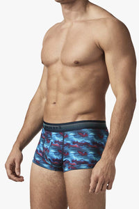 Papi UMPA107 2PK Microflex Performance Trunks اللون الأزرق المطبوع