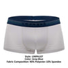 Papi UMPA107 2PK Microflex Performance Trunks Color Gray-Blue