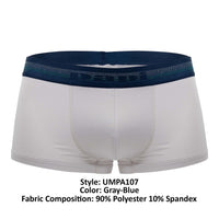 بابي UMPA107 2PK Microflex Performance Trunks اللون رمادي-أزرق