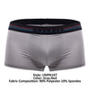 بابي UMPA107 2PK Microflex Performance Trunks اللون رمادي-أحمر