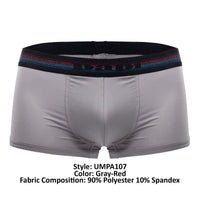 PAPI UMPA107 2PK Microflex Performance Trunks Color Gray-rouge