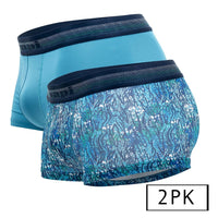 PAPI UMPA107 2PK Microflex Performance Trunks Color Teal bleu